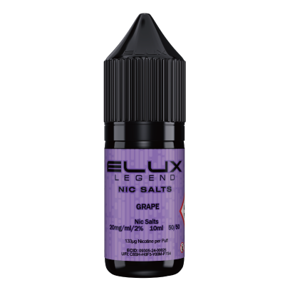 ELUX Legend Nic Salts - Grape - 10mg